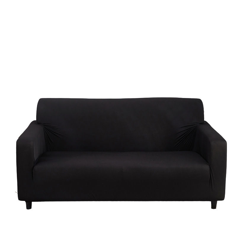 Nu Dekor - Elastic Couch Cover Set (3-2-1) - Black