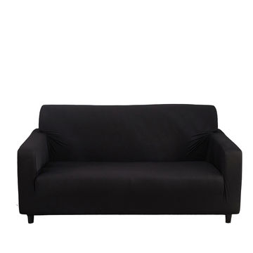 Nu Dekor - Elastic Couch Cover Set (3-2-1) - Black