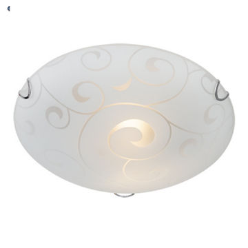 Stem Ceiling Light Chrome E27 2x60w