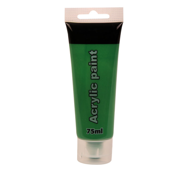 Paint - Art Accessories - Acrylic - Artist - Dark Green - 75 ml - 4 Pack