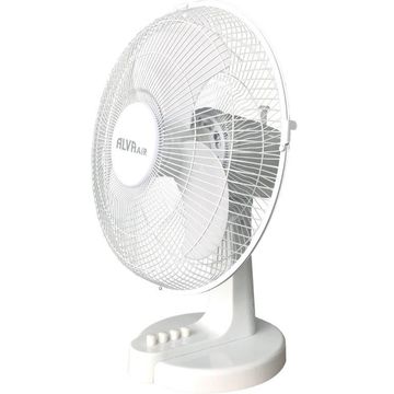 ALVA AIR - 40CM PLASTIC DESK FAN (WHITE)