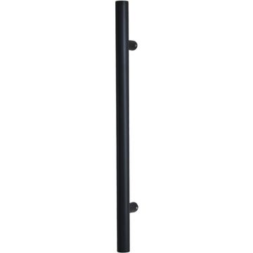 "T" Shaped Straight Tubular Pull Handle in Matt Black