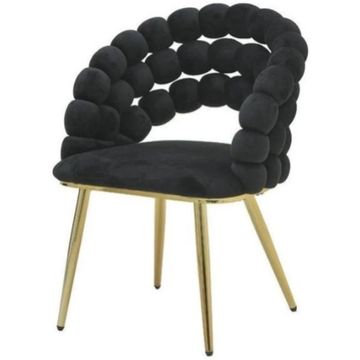 LBM Zoe Set of 2 Dinning Chair- Black