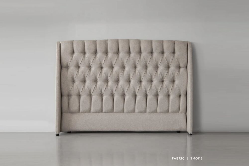 AUBRIEN HEADBOARD – KING – SMOKE