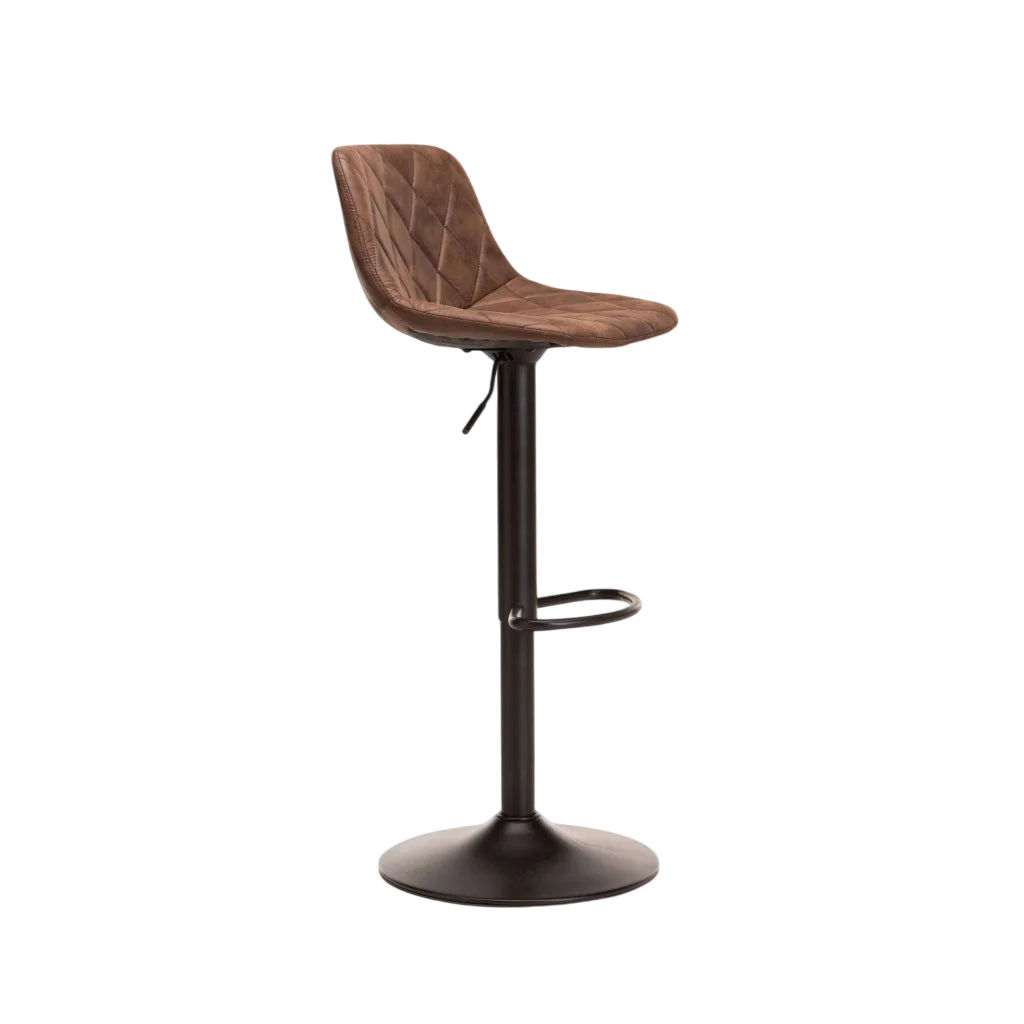 Vividitto -Savanna Fabric Barstool - Brown