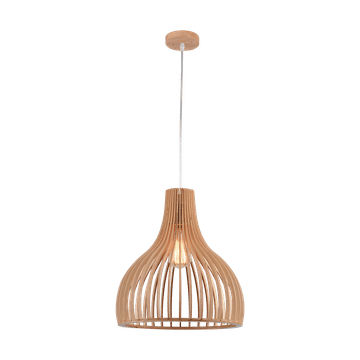 Pendant Lighting – Scandinavian Range – Wood Bell Shape