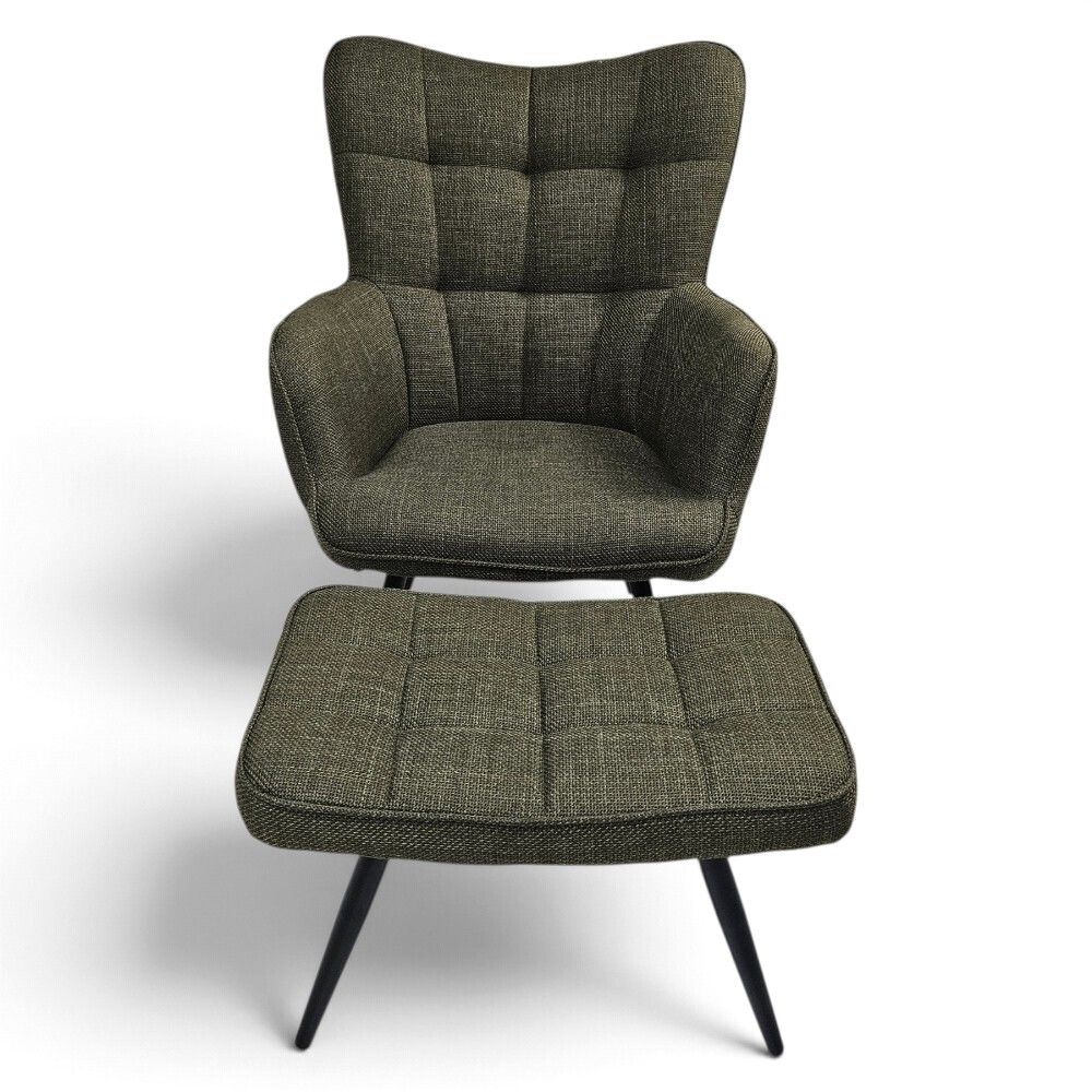 Home And Beyond Reese 2-Piece Occasional Chair & Ottoman Set