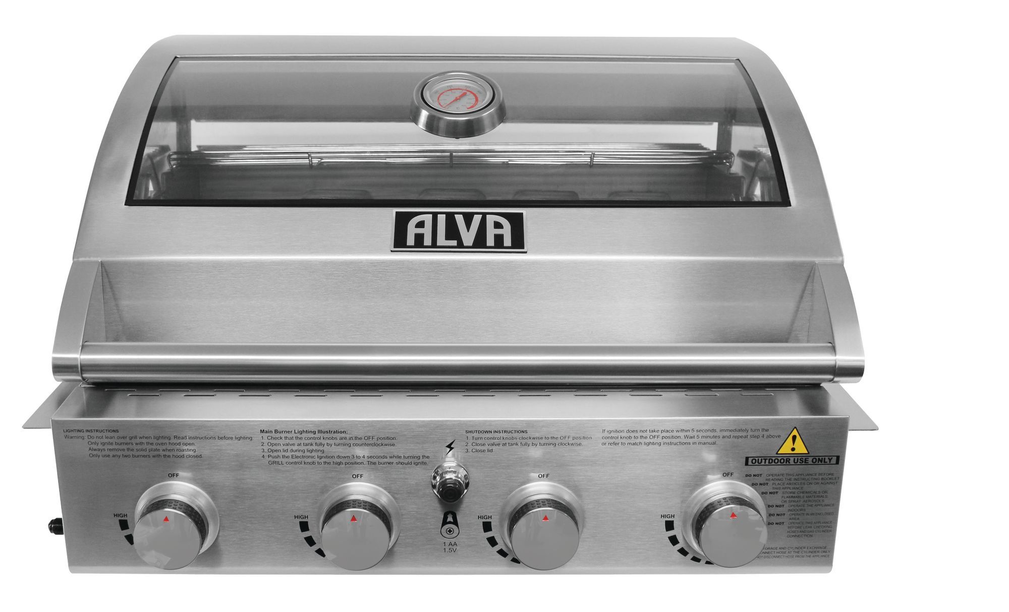 Alva - Mojave 4 Burner Drop-In Gas BBQ
