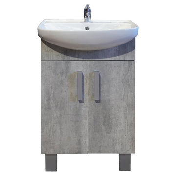 Estillo Bathroom Vanity Cabinet | Cement Grey Finish