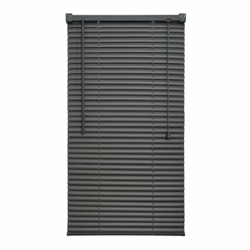 PVC Venetian Blind 1000mm x 1000mm - Dark Grey
