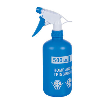 Spray Bottle - Trigger Sprayer - BPA Free Plastic - Blue - 500ml - 5 Pack