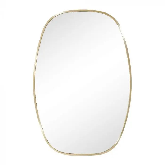 Woodly Mirror, Tomato Shape, Gold Frame, 600mm x 900mm