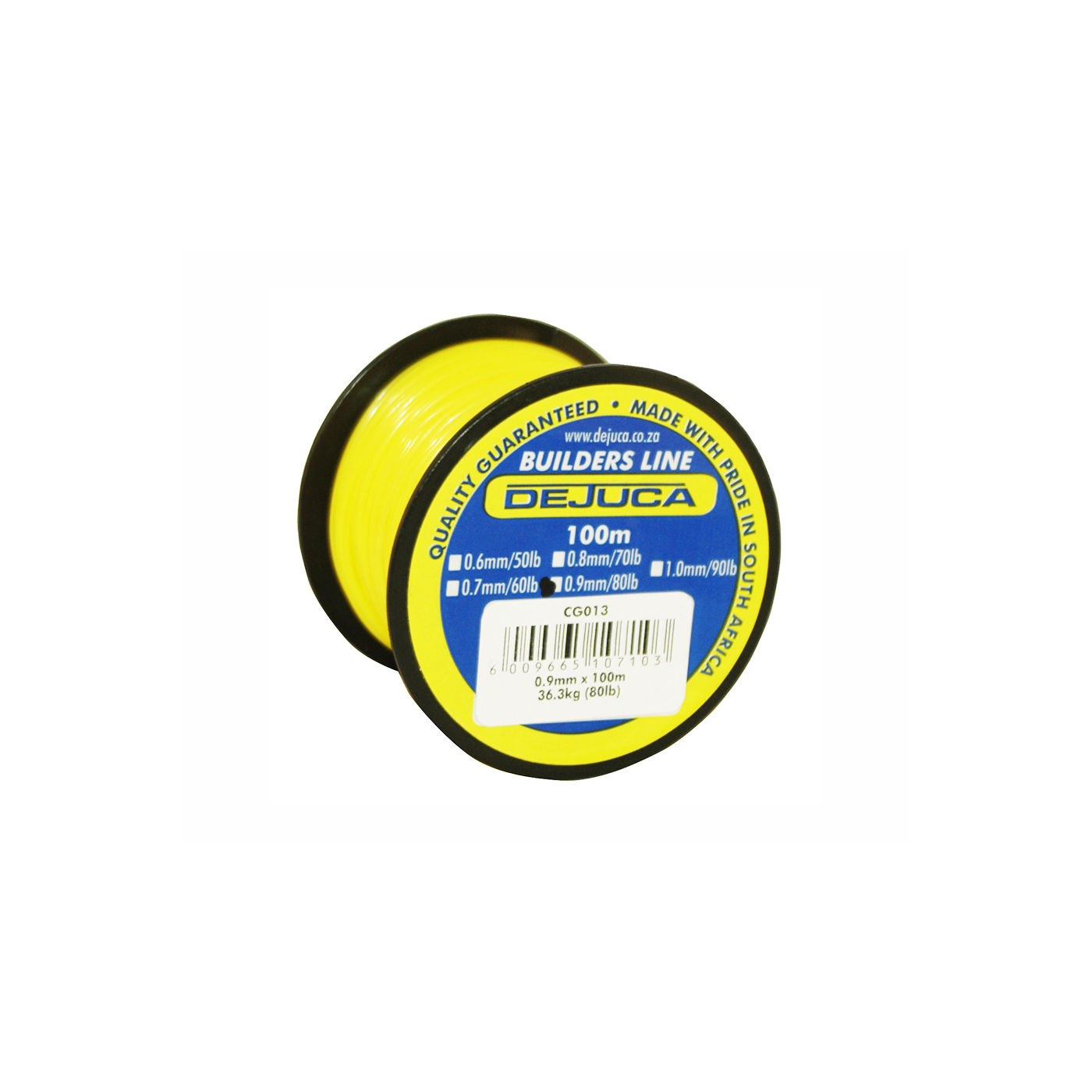 Dejuca - Builders Line - 80lb - 0.9mm X 100m - 36.3kg - 4 Pack