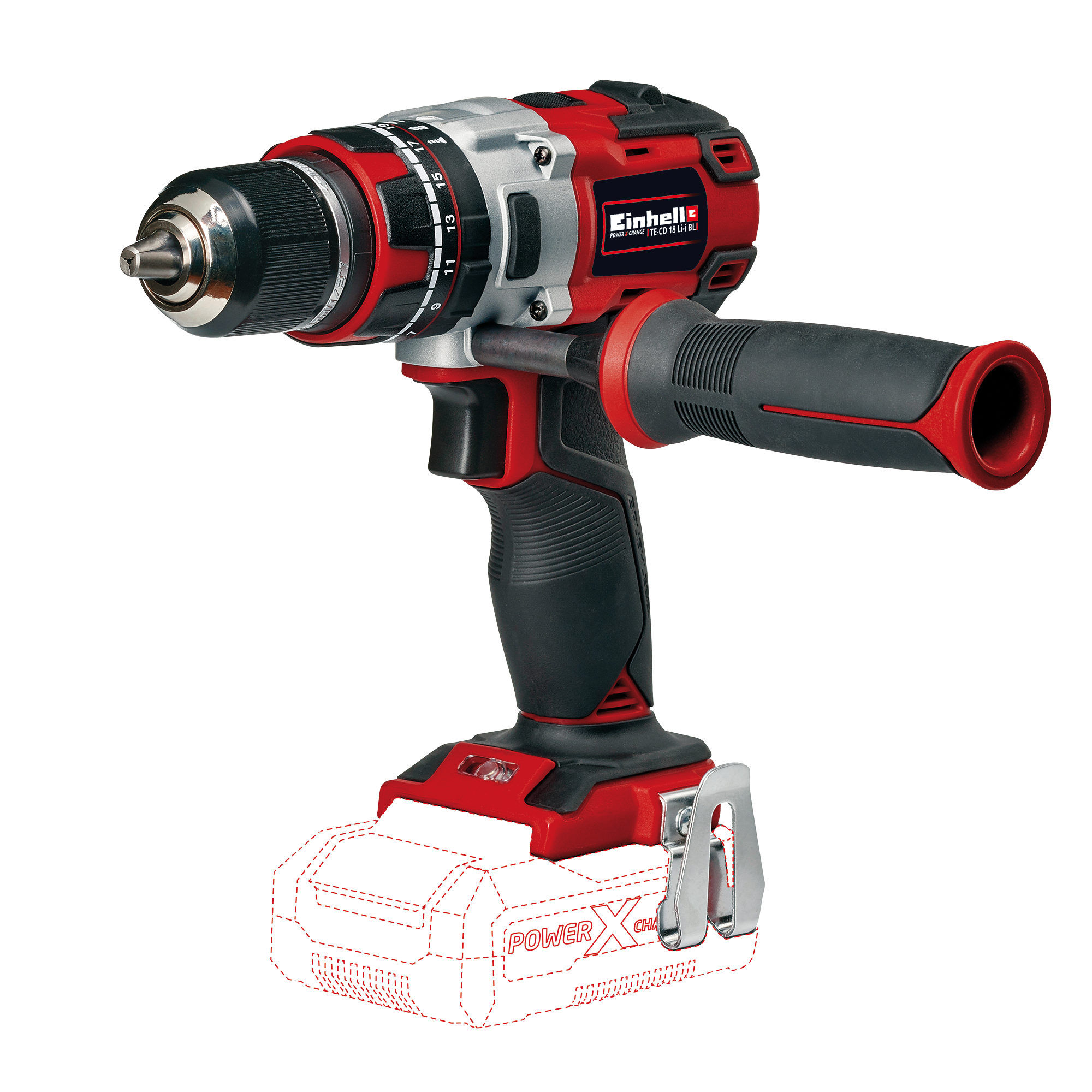 EINHELL - Drill Impact Cordless 18V Brushless 13mm 60Nm - TP-CD 18 Li-i ...