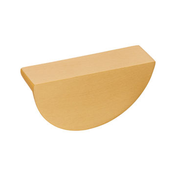 Cupboard Handle - Modern Lip Handle - Satin Brass