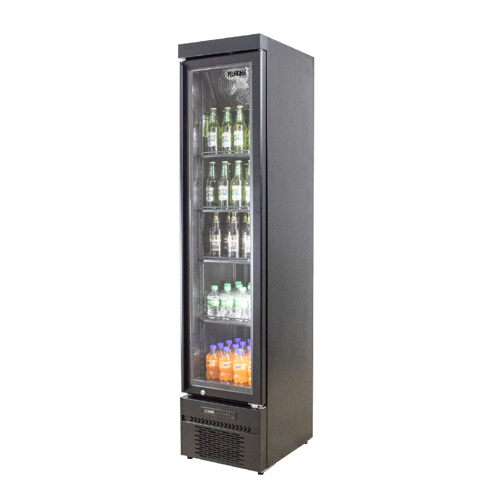 Upright freezer-Slim Line-PolarCab-Black