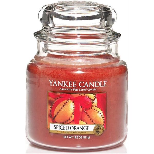 Yankee Candle Spiced Orange Medium Jar Retail Box No