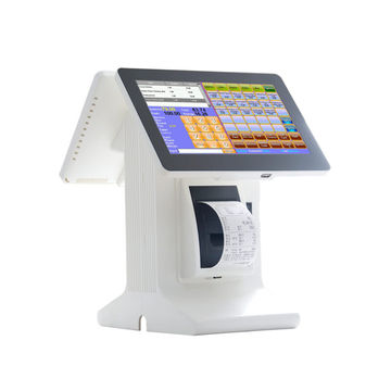 dual screen 10 inch all in one capacitive touch screen POS cash register E86A