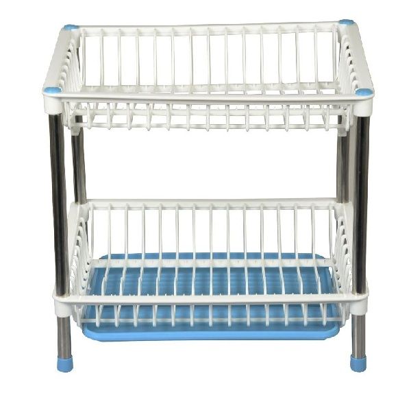 Two Tier Multi-functional Dish Rack-XF0880