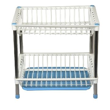 Two Tier Multi-functional Dish Rack-XF0880