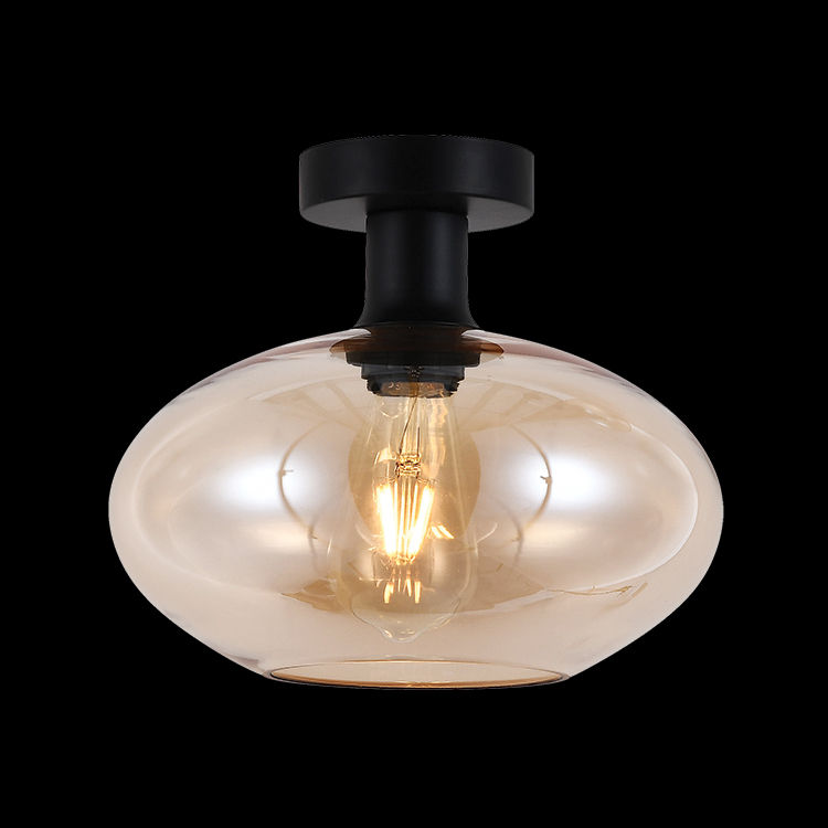 230v 60W Large Glass Orb Ceiling Light