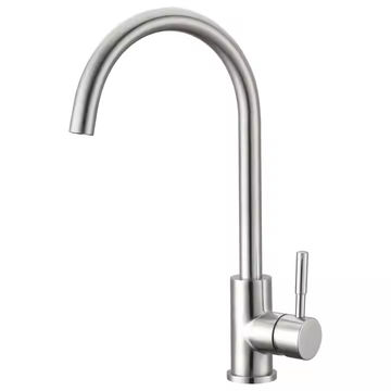 S/STEEL KITCHEN MIXER - CHROME - 102