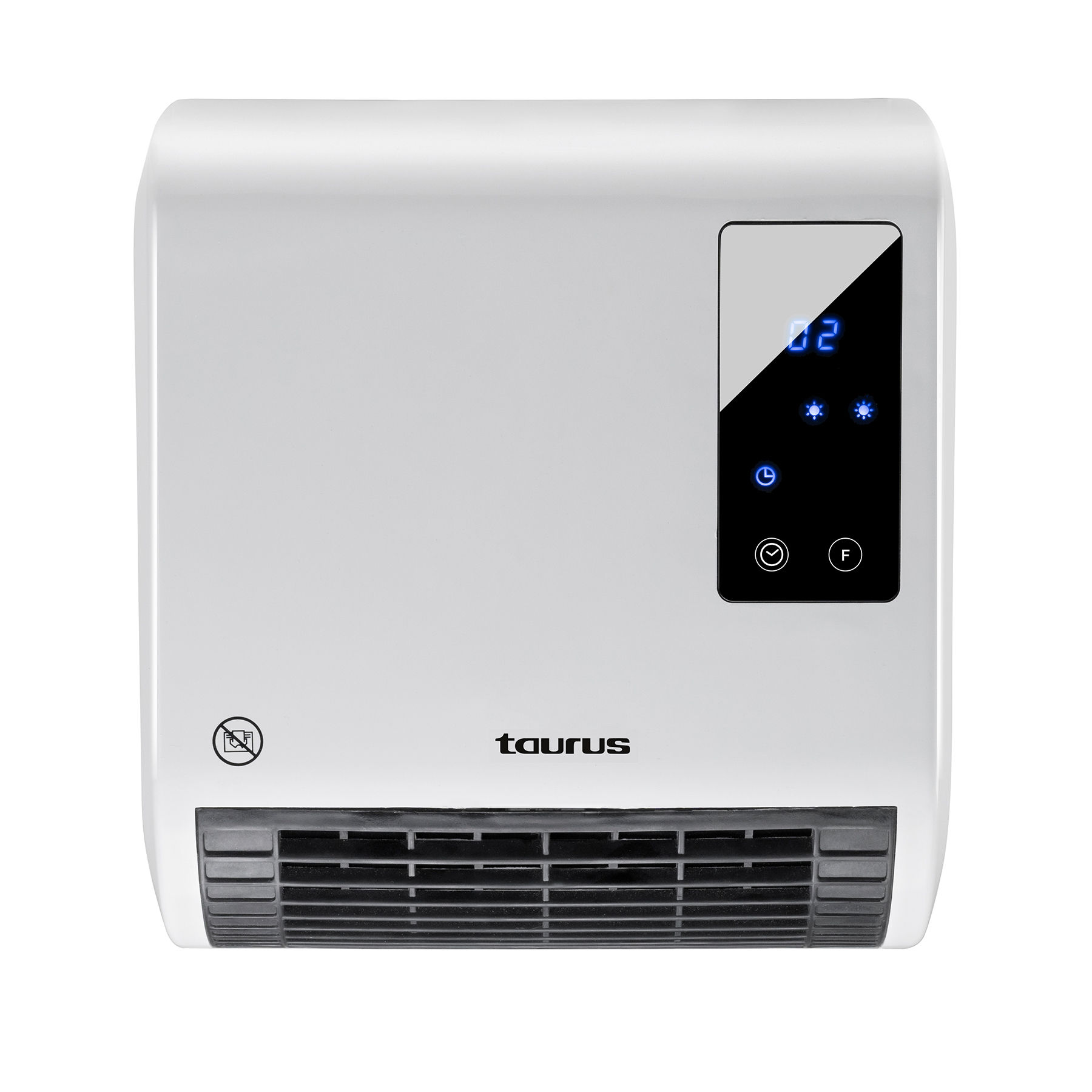 Wall Mount Heater 2 Heat Settings TAURUS White  1000-2000W RCMB 231