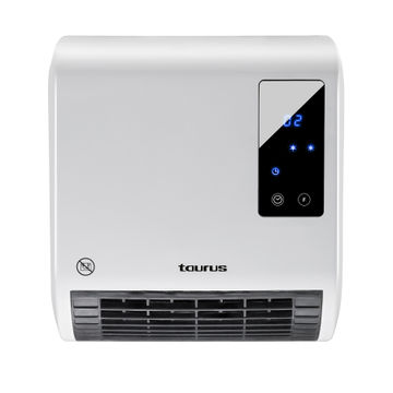 Wall Mount Heater 2 Heat Settings TAURUS White  1000-2000W RCMB 231