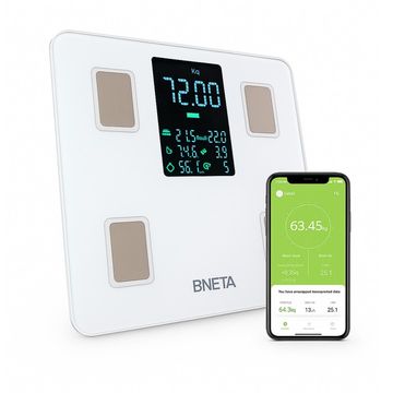 BNETA CS20A Smart Body Scale with Color LED Display – Bluetooth Body Composition Analyzer