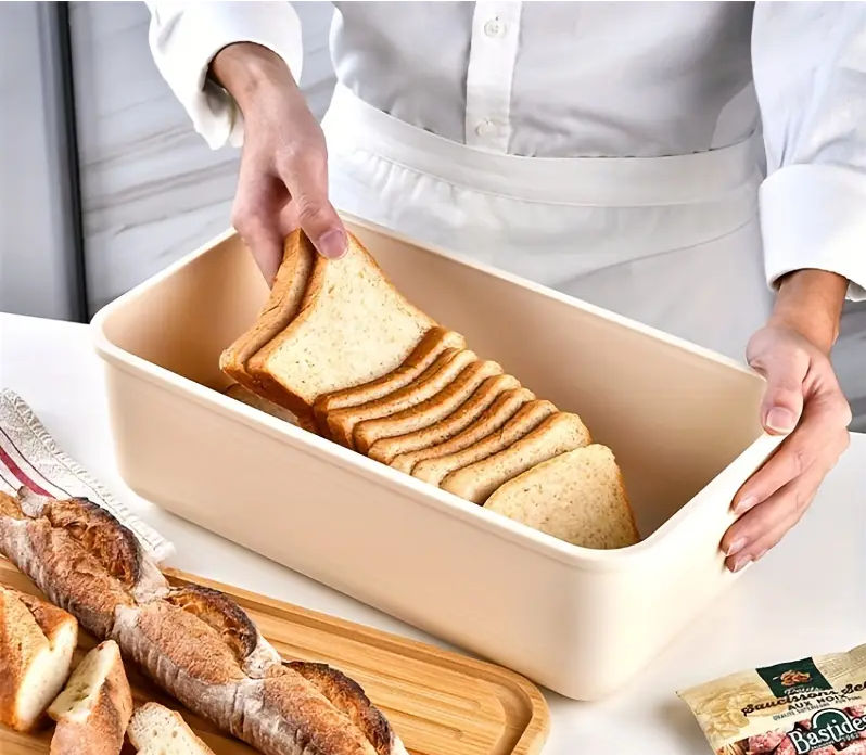 Bamboo Bread Storage Box 40cm