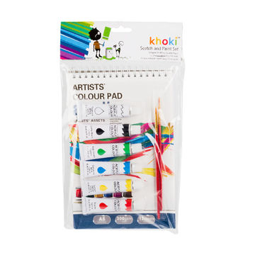 Sketch Pad - Assorted Colour Paints - A5 - 300gsm - 12 Sheets - 3 Pack