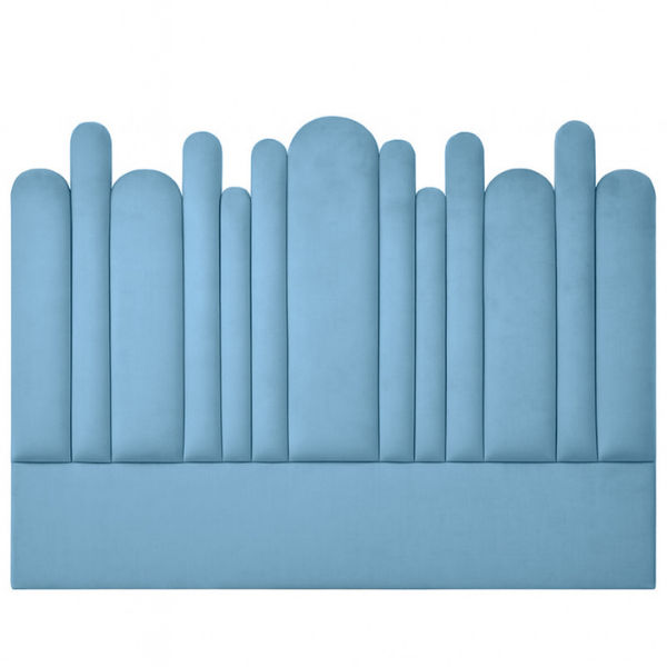 Yardley Artisty Velvet Overlap Headboard Only Double Luxor