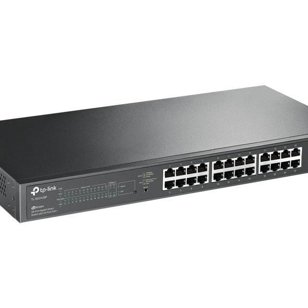 Tp-Link Tl-Sg2428P Jetstream 28-Port Gigabit Smart Switch With 24-Port Poe+