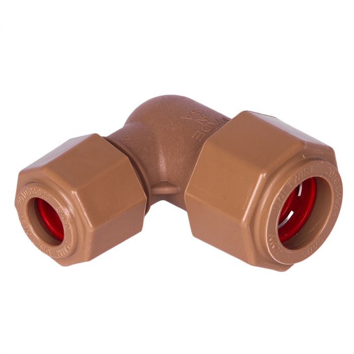 Bulk Pack x 8 Unitwist Elbow CxC Red 22mmx15mm