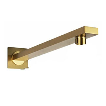 Riova Shower Arm Square- Brushed Gold
