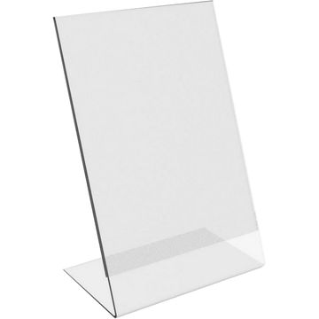 Clear Acrylic L-Menu Stands – Professional Displays (Pack of 5) A4 L-Menu Stands
