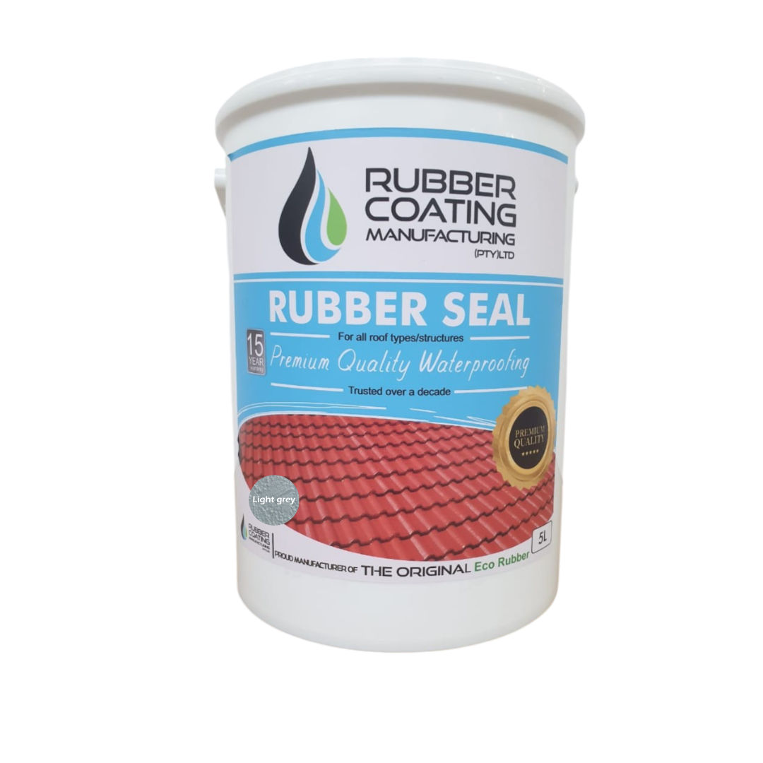 RCM Rubber Seal it Waterproof Coating Light Grey 5 Litre