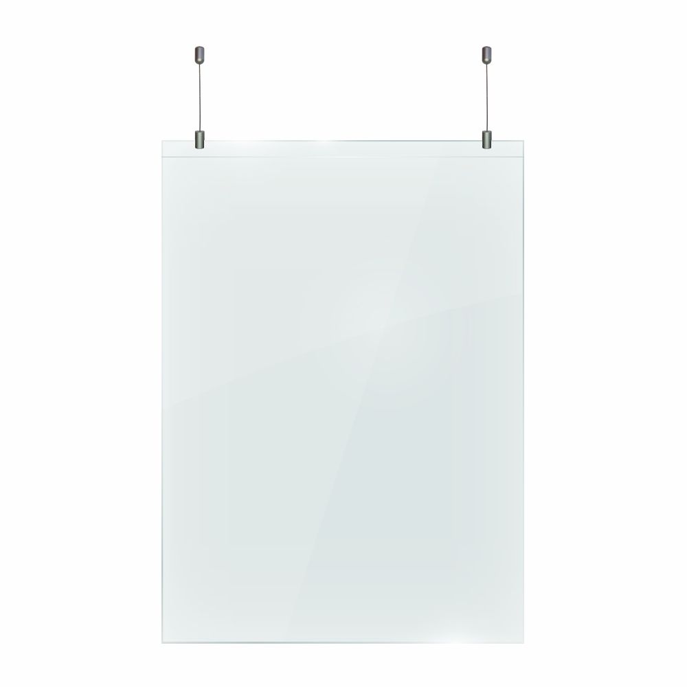 Hanging Protective Screen (1250 x 900 x 2mm - Including Hanging Kit)