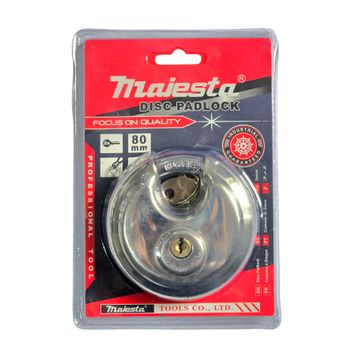 Majesta Discus Security Padlock 80mm