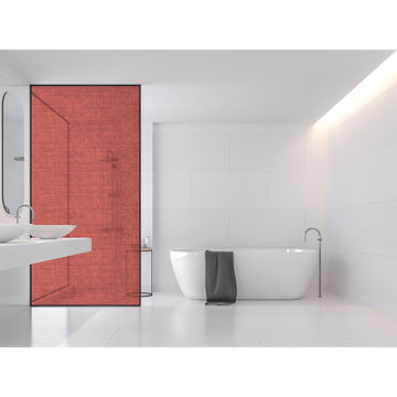 Frosted Vinyl Sticker For Your Shower Glass (glass not included)  Design: Rouge