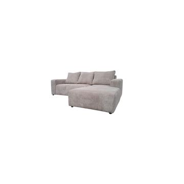 Anatolia L Shape Couch – Corduroy - Beige - Left sided