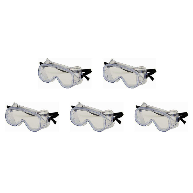 PIONEER SAFETY Grinding Goggle Clear Direct Mesh Vent P/Carb Lens ( 5 Pack )
