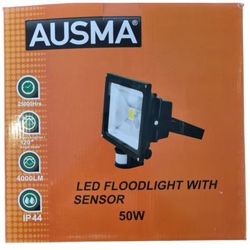 Floodlight LED 50w with sensor Ausma