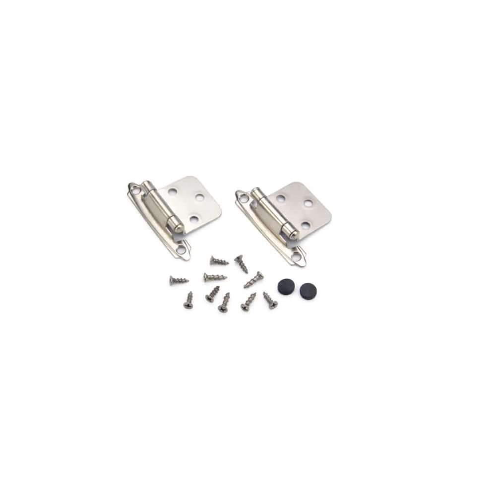 Pack of 10 SELF CLOSING HINGE, 3 KNUCKLE, CHROME PLATED, 2 PIECES