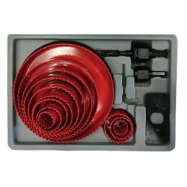 Holesaw Set 16Pc Carbon Steel 19-127mm