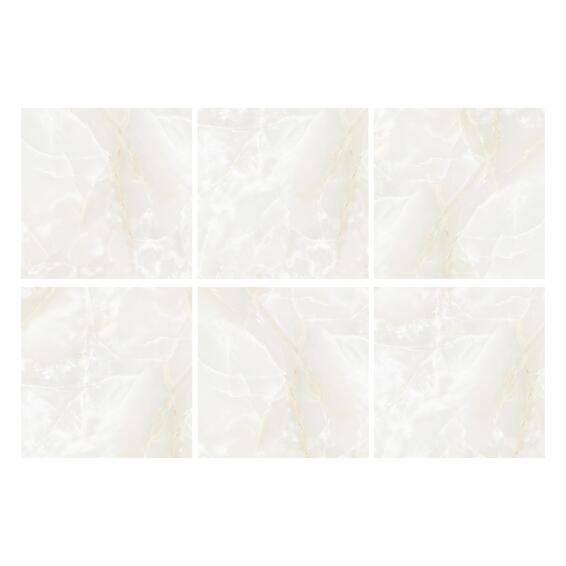 Floor Tile Porcelain Tymfi Glossy L60cm x W60cm (1.08m2/box)
