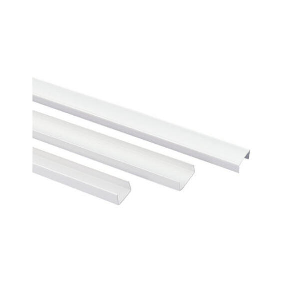 Edging PVC U Shape White 22mmx2.75m