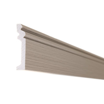 Polymer Skirting Plastic 80mm - Gun Metal 2400 x 80 x 2mm