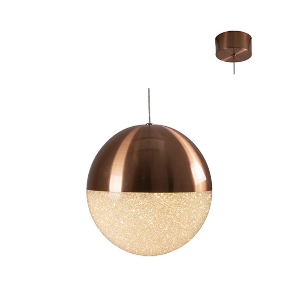Pendant 200mm Crystal Affect  Pendant Lamping Incl 1 LED SMD 9.6w Lifetime 25000hrs Lumens