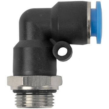Aircraft - Pu Hose Fitting Elbow W/O-Ring 10mm-3/8 M - 10 Pack